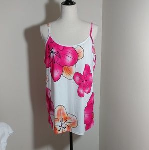 Plus size floral camusole